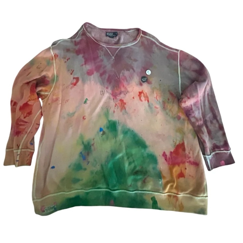 UPCYCLED - POLO RALPH LAUREN NAVAL CREWNECK 2XB